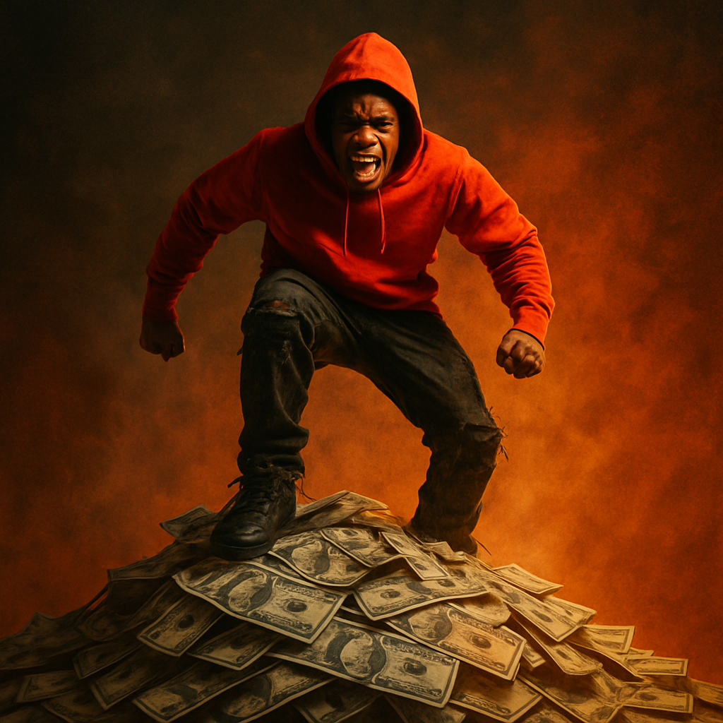 STANDING ON THE MONEY